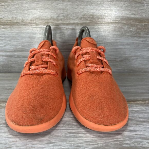 Allbirds Women’s Wool Runners Orange Running Shoes Size 6 - Picture 2 of 9